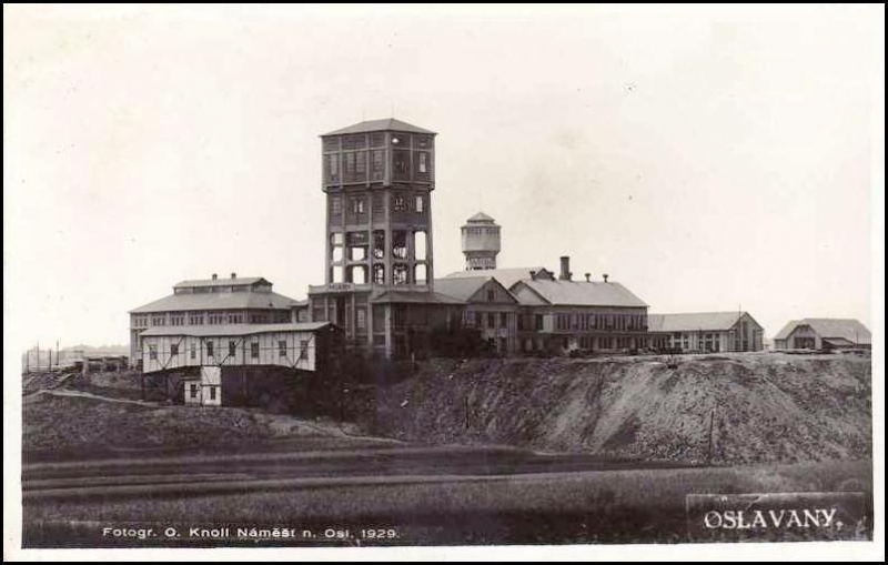 Oslavany 1929 - důl